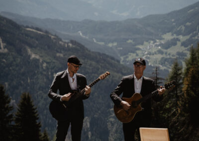 Concord live und unplugged bei einer freien Trauung in Tirol